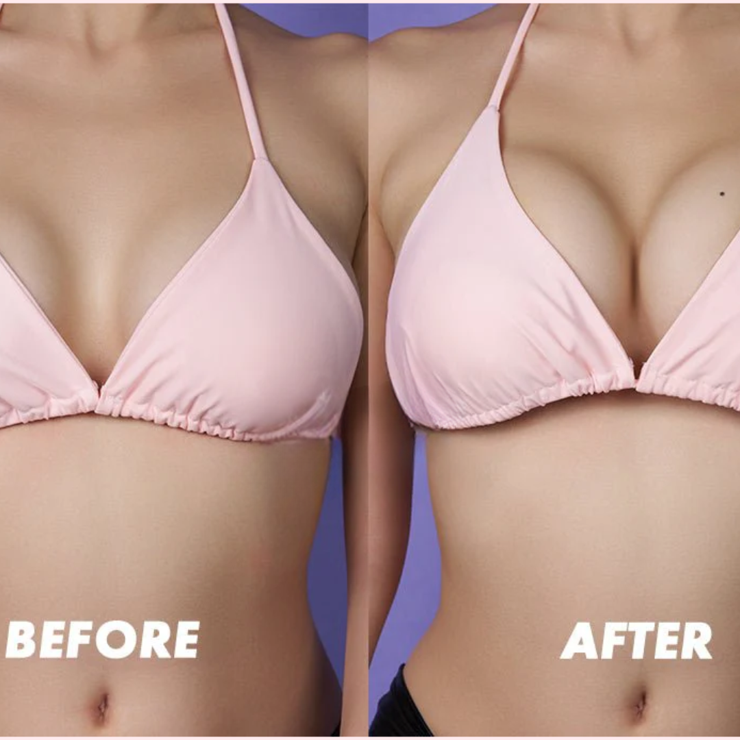 Boost Bra: adds up to 2 full cup sizes instantly—no Boob Job!