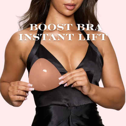Boost Bra: adds up to 2 full cup sizes instantly—no Boob Job!