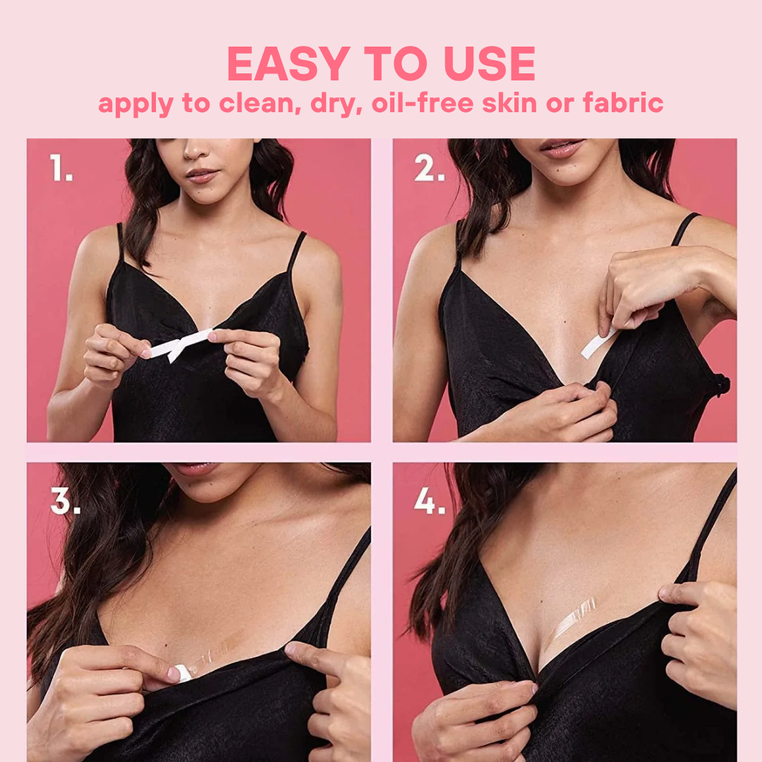Dress Body Tape: Keep outfits in place—no slips, gaps, or flashes!